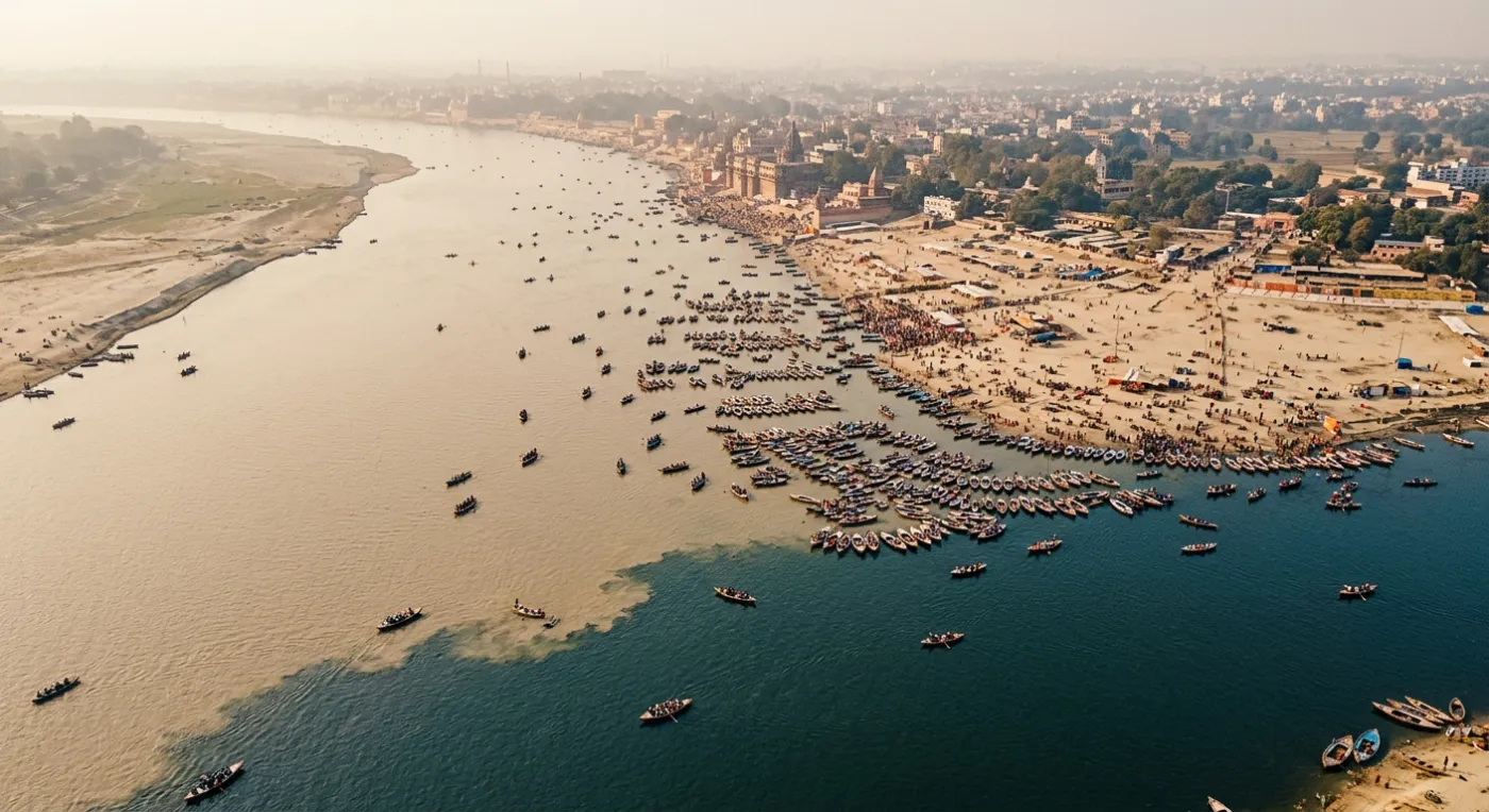Varanasi, Prayagraj & Ayodhya — The three-city circuit, with a night in each rather than a dash between them.